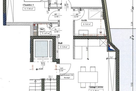 Appartements de 2 chambres à louer à Wiltz